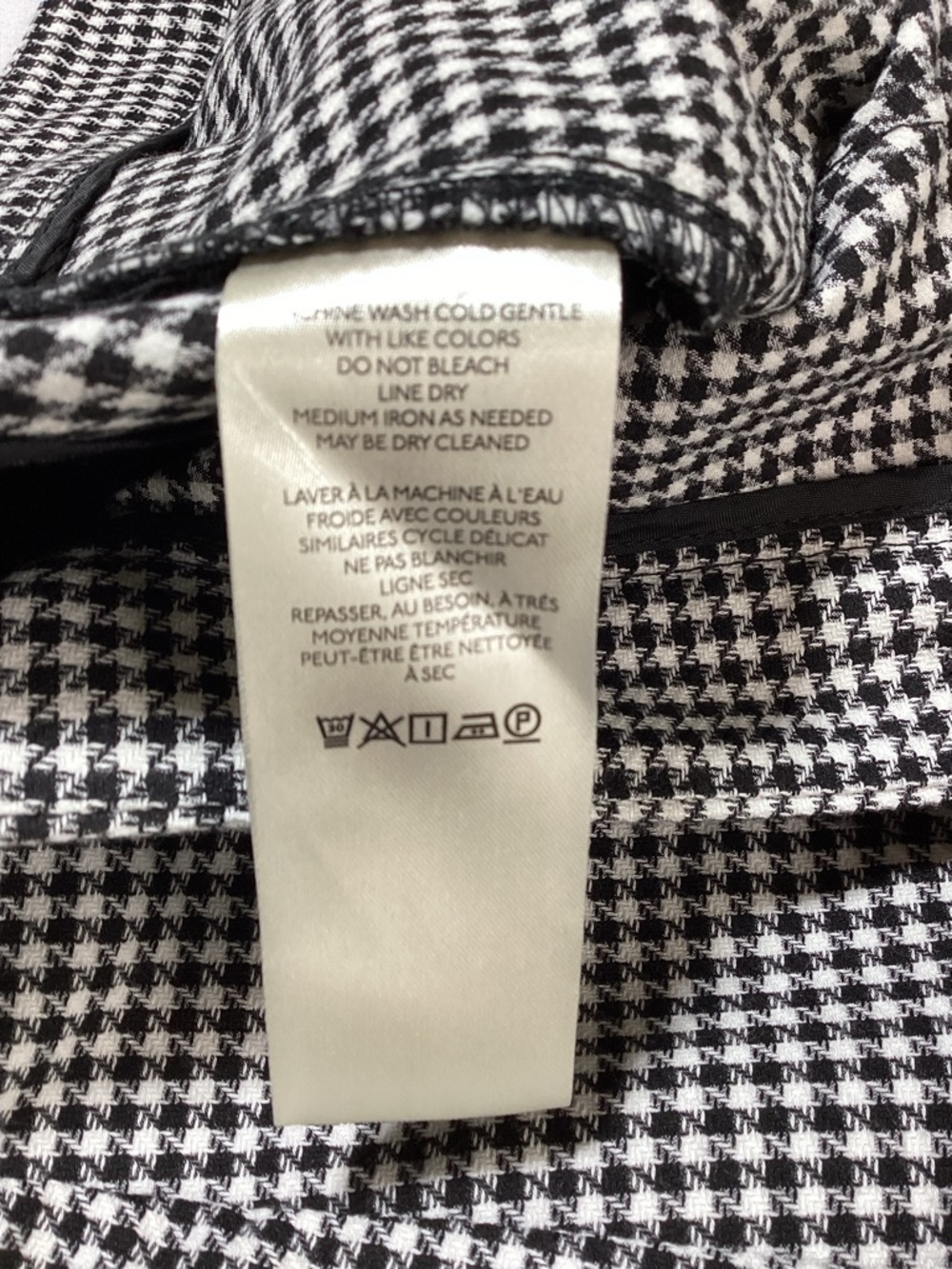 Anthropologie Maeve Black and White Houndstooth Culpte Shorts - Picture 9 of 15